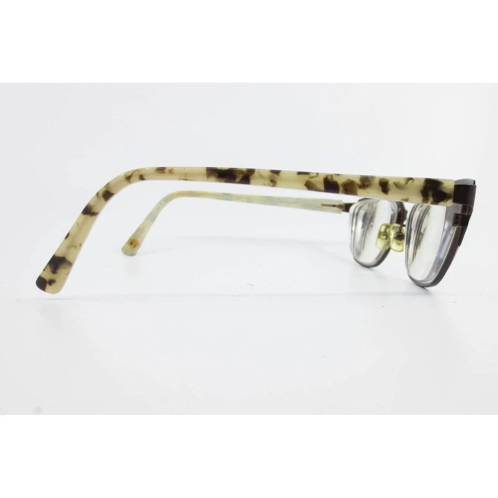 Marchon Galerie Uptown 234 Brown Tortoiseshell Cat Eye Eyeglasses 52-16-135